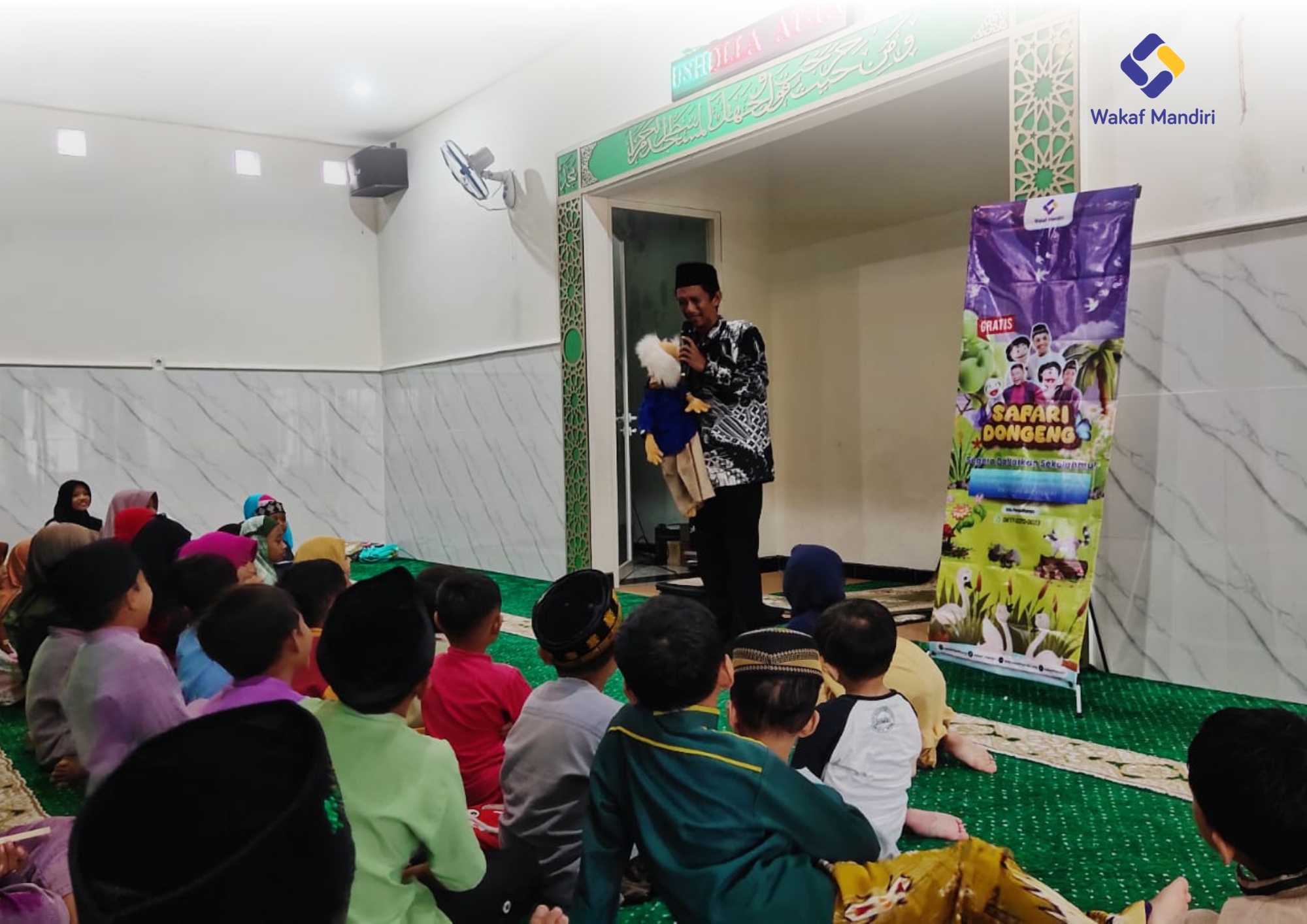  Safari Dongeng Hadirkan Keceriaan Dan Nilai Kebaikan Di Tpq At-Taqwa Anggaswangi